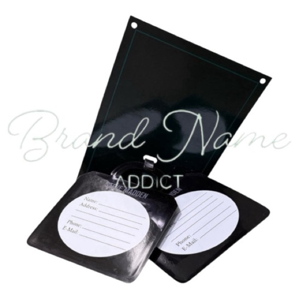 Steve Madden Evelyn Luggage Tag Set - Picture 3 of 4